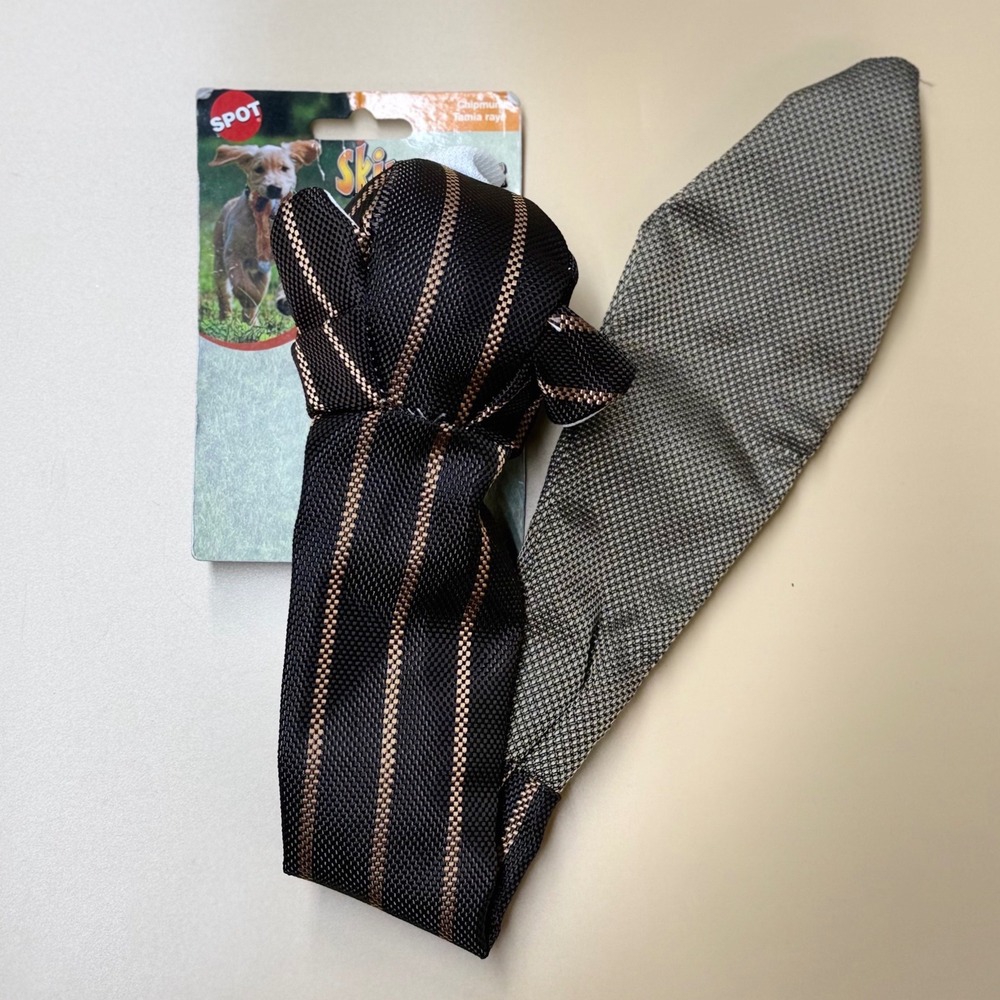 Spot Skinneeez Durables Chipmunk Stuffing Free Dog Toy Brown Striped 5921 NEW